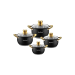 Haus Roland 8 Pcs Stainless Steel Cookware Set